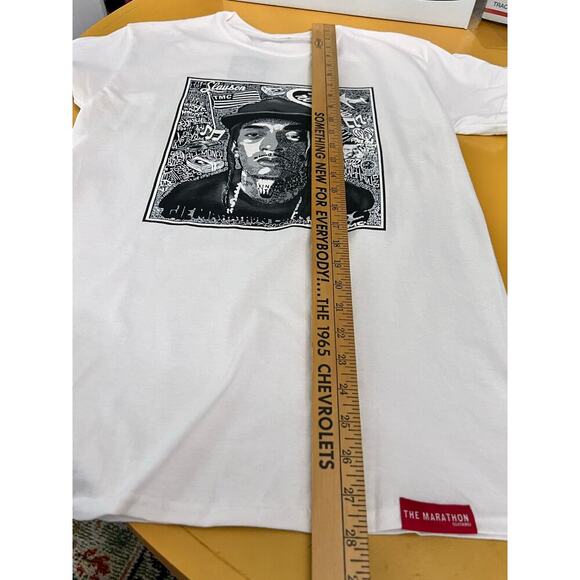 The Marathon Clothing Nipsey Hussle Graphic Tee White Crenshaw Mens Small NWT - Picture 5 of 6